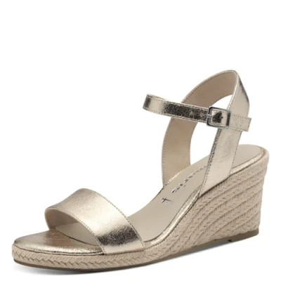 Abbildung von Tamaris Sandalette Damen Vegan metallic,EU 41