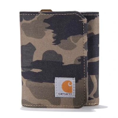 Abbildung von Carhartt Herren Casual Nylon Duck Trifold Wallets, Nylonente (Blind Camo), Einheitsgröße