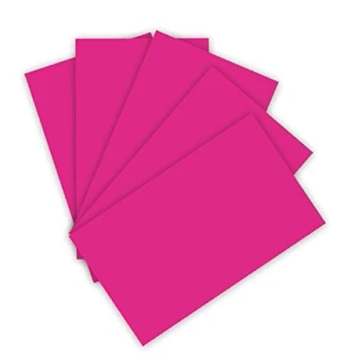 Abbildung von folia 6323 Tonpapier 130 g/m², Tonzeichenpapier in pink, DIN A3, 50 Bogen, als Grundlage für zahlreiche Bastelarbeiten