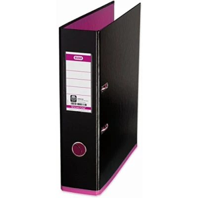 Abbildung von Oxford Ordner A4, myColour, 8 cm breit, zweifarbig in schwarz und pink, 1 Stück