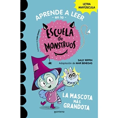 Abbildung von Aprender a leer En La Escuela de Monstruos 1 mascota más grandota: letra MAYÚSCULA (libros para niños partir 5 años) (Montena, Band 1)