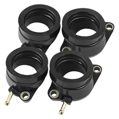 Abbildung von Cyleto Motorrad Vergaser Ansaugstutzen Ansauggummi Set für Yamaha FZS 600 FAZER600 1998 2003