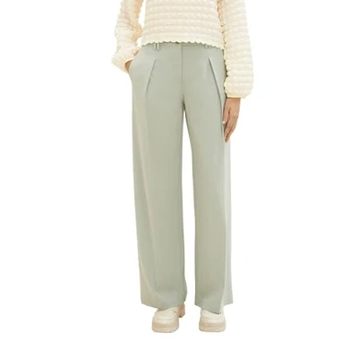 Abbildung von TOM Tailor LEA WIDE LEG Stoffhose, Damen, Größe: 34x32, Desert green