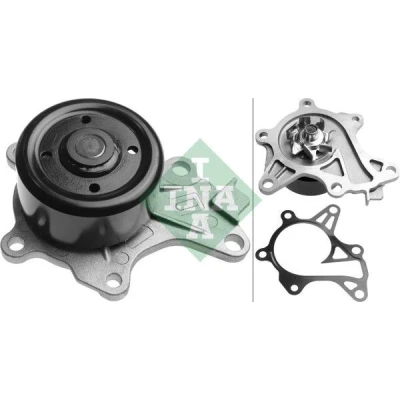Abbildung von INA 538 0553 10 Wasserpumpe für Keilrippenriementrieb TOYOTA: Auris Hatchback, Yaris II Hatchback