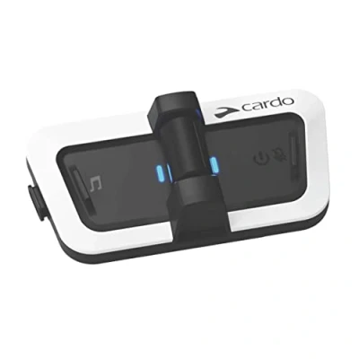 Abbildung von CARDO PACKTALK Outdoor Helm Kommunikationssystem, ideal für Ski, Snowboard und Radfahren (Weiß, Einzelpackung)