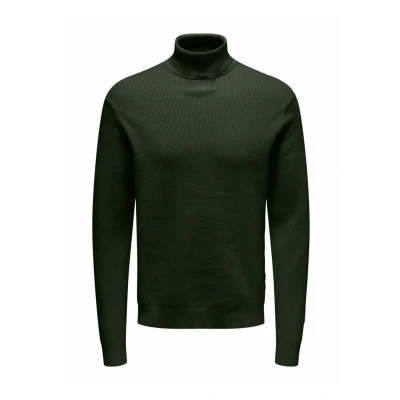 Abbildung von Only &amp; Sons Onsphil ROLL NECK Strickpullover, Herren, Größe: Large, Rosin