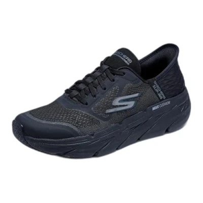 Abbildung von Skechers Herren Max Cushioning Slip ins Athletic Workout Running Walking Shoes with Memory Foam Sneaker, Schwarz, 42 EU