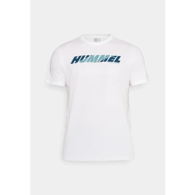 Abbildung von Hummel Graphic BOLD LOGO TEE Tshirt print, Herren, Größe: Large, White
