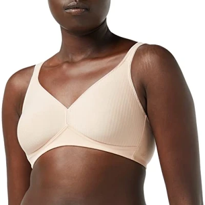 Abbildung von Triumph Modern SOFT &amp; Cotton N Triangel BH, Damen, Größe: 110C, Neutral beige