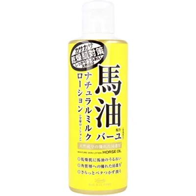 Abbildung von Loshi Moist Aid Cosmetex Roland Horse Oil Natural Milk Lotion 200ml