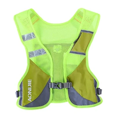Abbildung von AONIJIE Ultraleicht Trinkrucksack Laufen Marathon Rucksack Getränketasche (Grün)