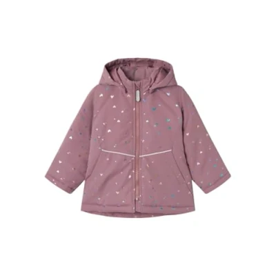 Abbildung von Name it Nmfmaxi Glitter Winterjacke für Kinder, Größe: 80, Grape shake
