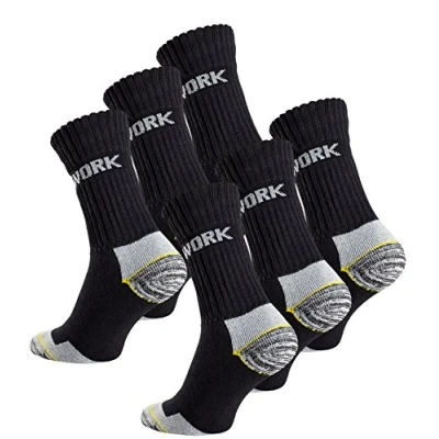 Abbildung von Cotton Prime 6 Paar Herren Arbeitssocken Robuste Atmungsaktive Work Socks Berufssocken, Gr. 43 46