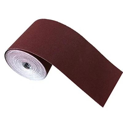 Abbildung von Goodway Schleifpapier Rolle │ 115 mm x 10 m Korn 240 Aluminiumoxid Hochwertiges für feine Oberflächen