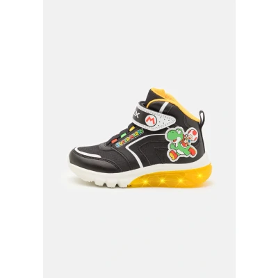 Abbildung von Geox Super Mario Ciberdron BOY Light UP Stiefelette für Kinder, Größe: 31, Navy/royal Schuhe