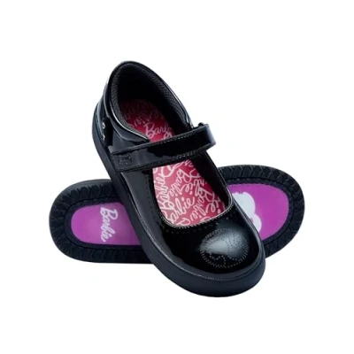 Abbildung von Barbie Schuhe Mädchen Schulschuhe Für Mädchenschuhe Schwarz 29