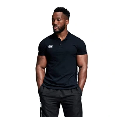 Abbildung von Canterbury Herren Waimak Poloshirt, Schwarz, L