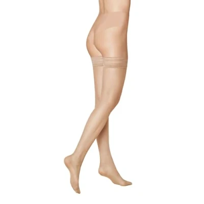 Abbildung von KUNERT Damen Halterlose Strümpfe Beauty 7 rutschfest DEN Teint 3520 35 37
