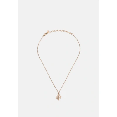Abbildung von Emporio Armani Halskette Für Frauen Sentimental, Gesamtlänge:350+70mm Verstellbare Kette Größe Des Anhängers: 13X10mm Rose Gold Edelstahl Halskette, EGS2834221