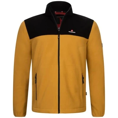 Abbildung von Höhenhorn Badus Herren Fleece Jacke Senf/Schwarz Gr. L