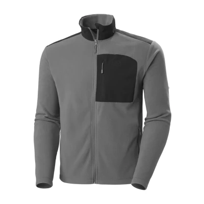 Abbildung von Helly Hansen Daybreaker Block Jacket Fleecejacke, Herren, Größe: Medium, Concrete