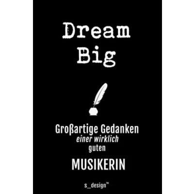 Abbildung von Notizbuch für Musiker / Musikerin: Originelle Geschenk Idee [120 Seiten liniertes blanko Papier]