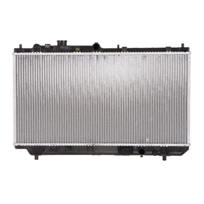 Abbildung von NRF 509512 Kühler, Motorkühlung Aluminium 699 350 16 Kühlrippen gelötet