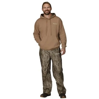 Abbildung von frogg toggs Herren Regenhose, klassisch, wasserdicht, atmungsaktiv, Mossy Oak Bottomland, XXL