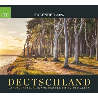 Abbildung von GEO Deutschland 2025 Wand Kalender Poster Landschafts Fotografie 50x45: Landschaftsmagie von der See bis zu den Alpen