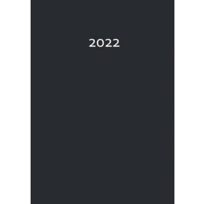 Abbildung von 2022: Kalender / Wochenplaner Timer BLACK (schwarz) DIN A5 1 Woche pro Doppelseite