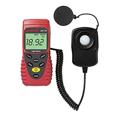 Abbildung von Beha Amprobe Digitales Luxmeter mit Data Hold, Man/Auto Messbereichswahl