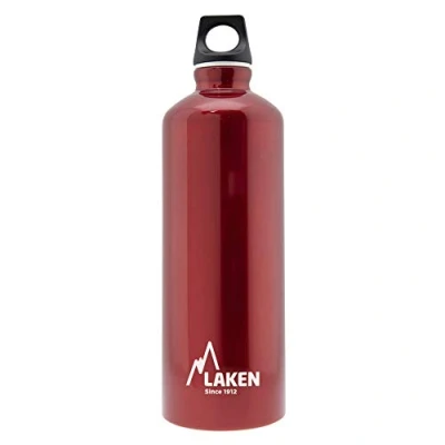 Abbildung von Laken Futura Alu Trinkflasche Schmale Öffnung Schraubdeckel mit Schlaufe 0,75L, Rot