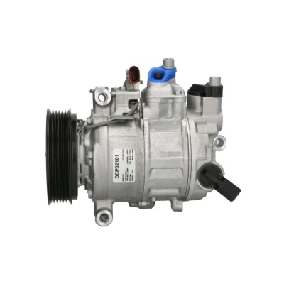 Abbildung von DENSO DCP02101 Kompressor 6SBU14C 12 PAG 46 R 134a mit Magnetkupplung AUDI: A4 B8 Avant, Saloon, A5 Sportback