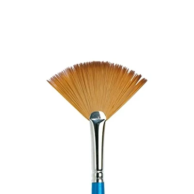 Abbildung von Winsor &amp; Newton 5308006 Cotman Aquarell Synthetikhaar Pinsel Serie 888 Fächerpinsel, langer Stiel mit exzellenter Sprungkraft, Farbtragekraft und Punktgenauigkeit Nr.6 65 mm