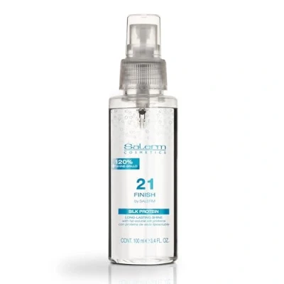 Abbildung von Salerm Aufhellendes Haarspray 21 Finish 100 ml mit Seidenproteinen Aufhellender Abschluss spendet Feuchtigkeit und verleiht dem Haar Glanz Sofortiges Ergebnis Wärmeschutz