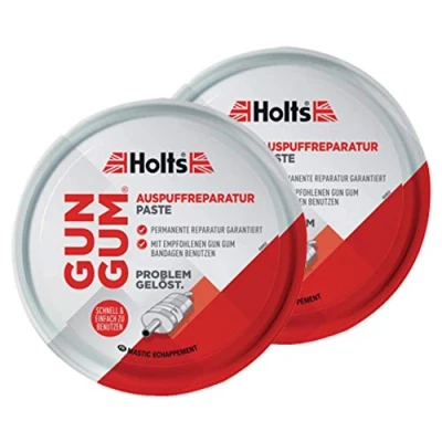 Abbildung von Holts 2X Auspuff Dichtungspaste Gungum Autopflege Reperatur Hitzebeständig 200 G 204101