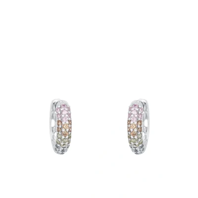 Abbildung von Prinzessin Lillifee Creolen 925 Sterling Silber Mädchen Kinder Ohrschmuck, mit Zirkonia synth., 1,2 cm, Silber, Kommt in Schmuck Geschenk Box, 2027907