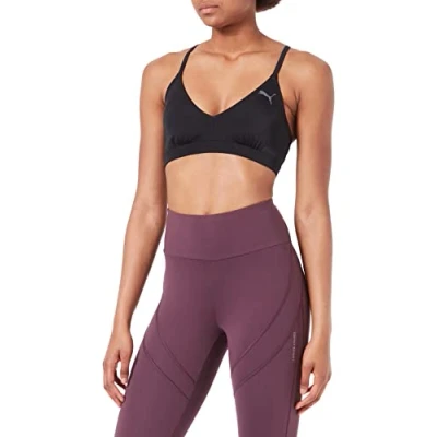 Abbildung von PUMA Damen Swimwear Sporty Top Bikini, Black Combo, S EU