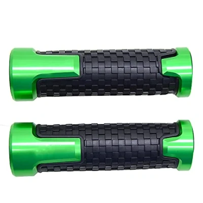Abbildung von 22mm 7/8&#039;&#039; Motorrad Lenkergriffe Griff Griffgummis Für Z125 Z250 Z300 Z400 Z650 Z750 Z800 Z900 Z900RS Z1000 Grün