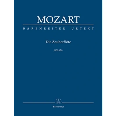 Abbildung von Die Zauberflöte KV 620 Eine deutsche Oper in zwei Aufzügen . Studienpartitur: Aufzügen. Text v. Emanuel Schikaneder. ... Mozart Ausgabe. Hrsg. u. Vorw. Gernot Gruber