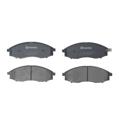 Abbildung von BREMBO P 56 049 Bremsbelagsatz mit akustischer Verschleißwarnung ohne Zubehör NISSAN: NP300 Navara Platform / Chassis