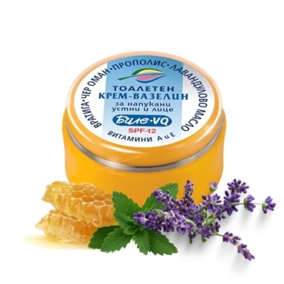 Abbildung von BODI BEAUTY Creme Salbe VQ für rissige Lippen und Gesicht SPF 12 mit Propolis, Lavendelöl, Vitamin A E, Gesichtspflege Hautpflege, Skincare 40ml
