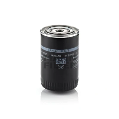 Abbildung von MANN FILTER W 940/50 Ölfilter 3/4 16 UNF mit einem Rücklaufsperrventil Anschraubfilter AUDI: A4 B5 Avant, Saloon, VOLKSWAGEN: Passat Estate