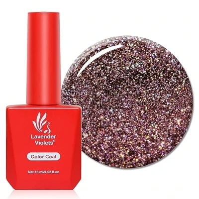 Abbildung von Lavender Violets 15ml Gel Nagellack UV LED Einweichen Nagellampe Aushärten Maniküre Pediküre Größerer Inhalt Salon Qualität Premium A0652