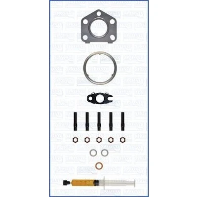 Abbildung von AJUSA JTC11902 Montagesatz, Lader with studs, syringe oil mit Dichtungen Montageanleitung ALFA ROMEO: MiTo