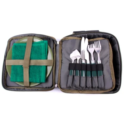 Abbildung von NGT Komplettes Besteck Set für 2 Personen inklusive Carry Case Camping