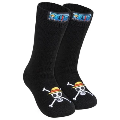 Abbildung von One Piece Rutschfeste Socken für Teenager Gr. 36 40 Anime mit Spaßmotiven Lustige