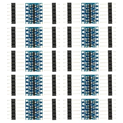 Abbildung von AZDelivery 10 x IOT 4 Kanal IIC I2C Premium Quality Pegelwandler Bi direktionales Modul 5V zu 3.3V Kompatibel mit Arduino und Raspberry Pi