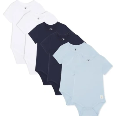 Abbildung von Bramble &amp; Bear (3/6er Pack kurzärmelige Baby Bodys Unisex aus Bio Baumwolle für 0 bis 3 Jahre