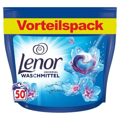 Abbildung von LENOR PODS® Universal Waschkapseln Vollwaschmittel 76 Waschladungen, Aprilfrisch, Langanhaltende Frische Und Geruchsentfernung Bei Kaltwäsche